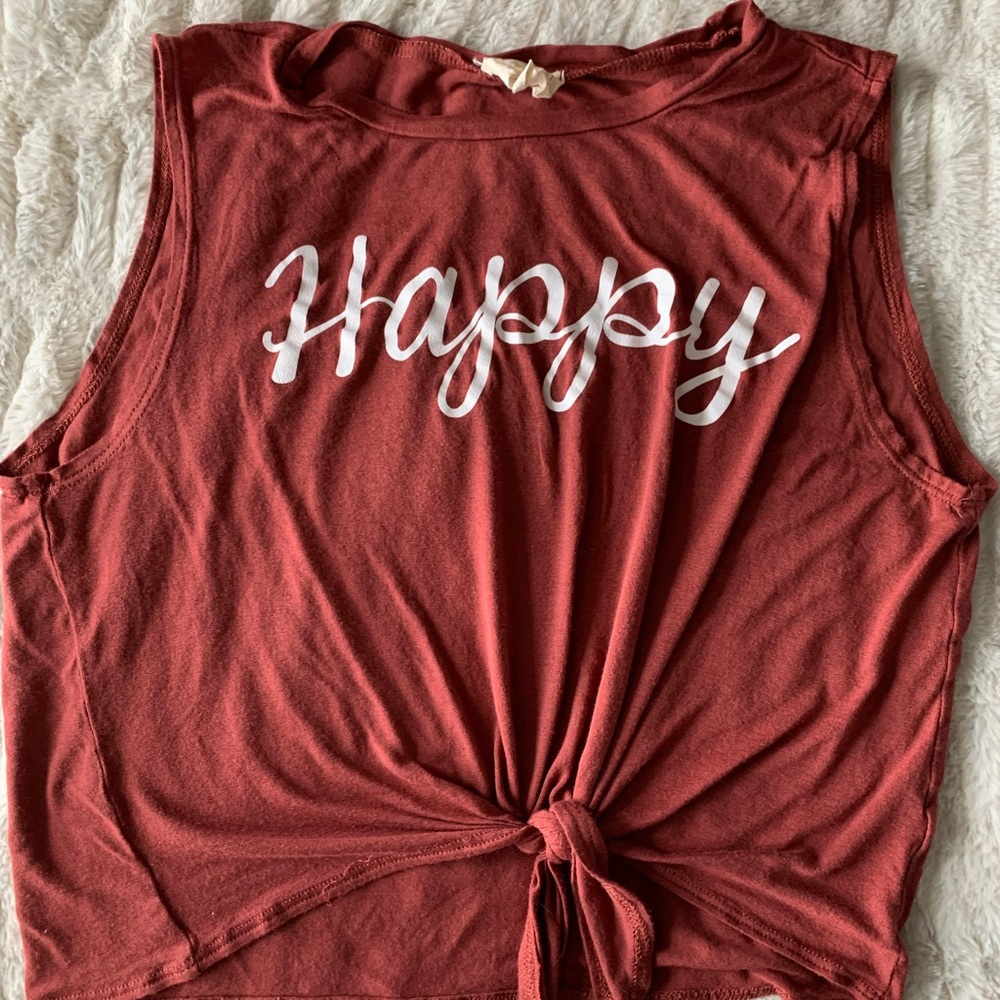 Maroon Tank Top